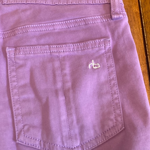 Rag & Bone Legging Stretch Material Jeans Size 27 Lavender - Picture 4 of 12